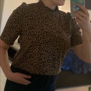 Downeast Basics Leopard Print Top
